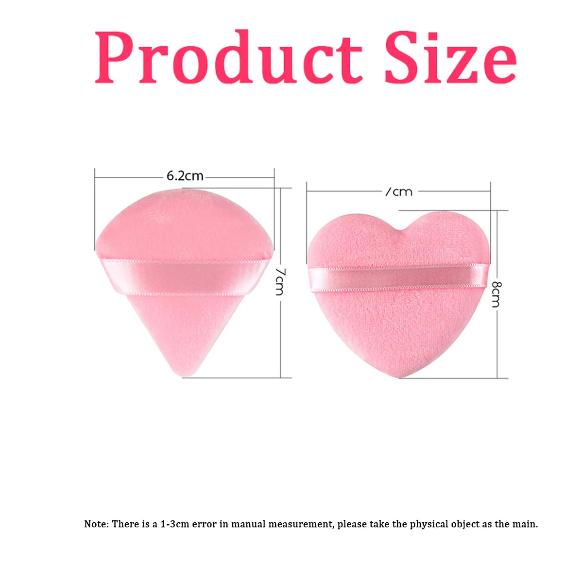 20/30Pcs Driehoek Velvet Powder Puff Nat & Dry Use Make-up Sponge voor Stichting, Cosmetics en Beauty Blending