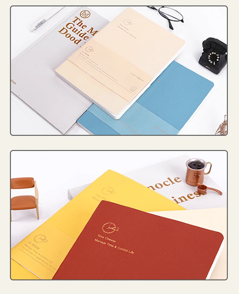 Kinbor Wekelijkse Planner Notebook Ondag- & Maandelijkse Agenda Journa