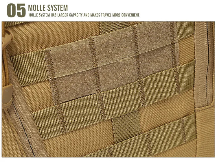 40L Tactical Reflective Rugzak Militaire Molle Outdoor Rucksack Wandelen, Camping, Jacht &amp; Reistas