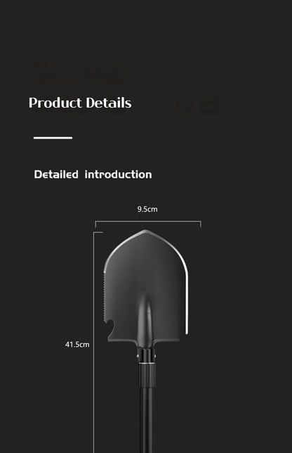 1PC Outdoor Faltbare Camping Shovel – Multifunktionales Wandern Entrenching Tool, Portable Garden & Survival Shovel