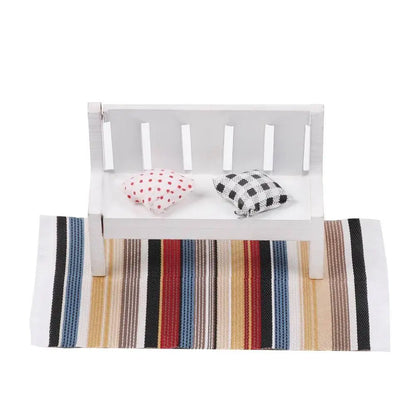 1:12 Maßstab türkischen Stil Miniatur Puppenhaus Teppich – Bodenbedeckung für Spielhaus & Puppen Zubehör