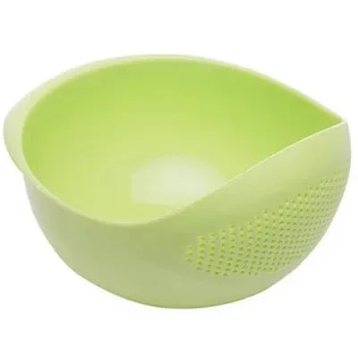 1PC Plastic Rice Sieve & Drain Mand met handvatten Multi-Purpose Keuken Stainer Bowl voor het wassen van rijst, groenten en fruit