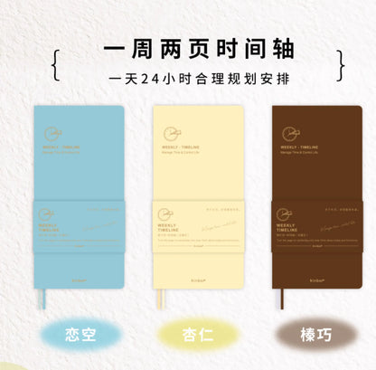 Kinbor Wekelijkse Planner Notebook Ondag- & Maandelijkse Agenda Journa