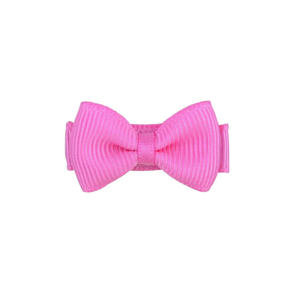 1.2 Inches Mini haarbogen met clip Massief kleuren Haargrepen voor kinderen & Baby Girl