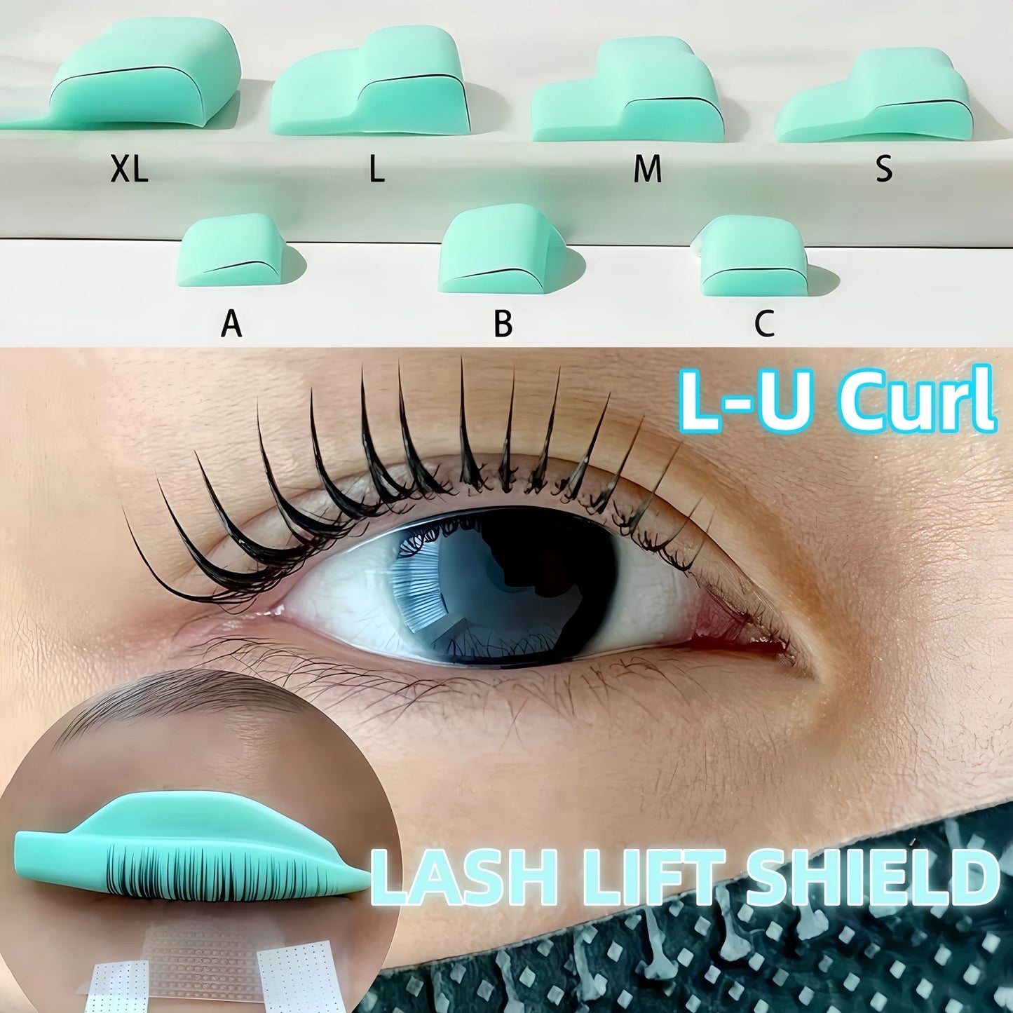 Libeauty 7 Parijs Herbruikbare Lash Lift Schild Padden Silicon wimper Curler & Curling Iron Accessoires, Make-up Tool