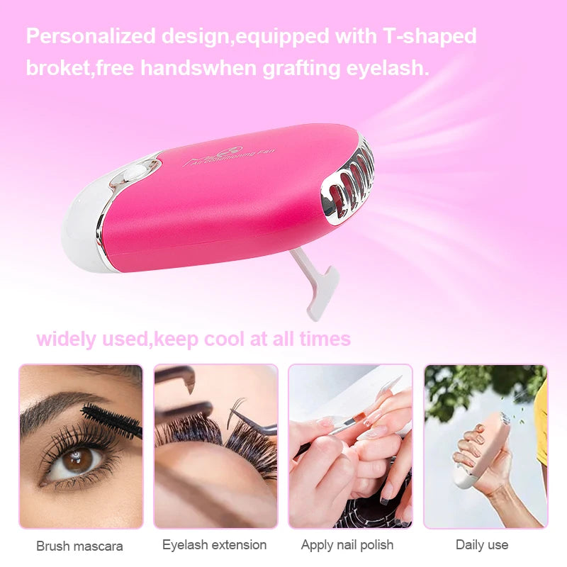 MASSA USB Mini wimpers Ventilator Quick-Drying Lash Lijmdroger, Eyelash uitbreidingshulpmiddel voor professionele make-up