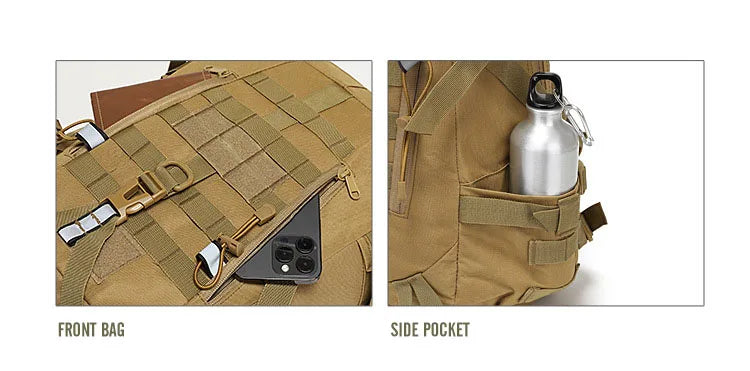 40L Tactical Reflective Rugzak Militaire Molle Outdoor Rucksack Wandelen, Camping, Jacht &amp; Reistas