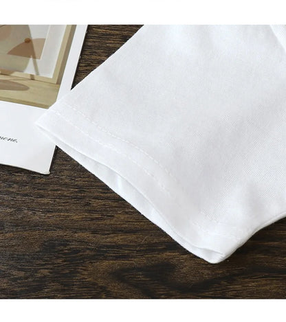 2-10Y kinderen pure katoen korte sleeve sleeve sleeve sleeve sleeve t-shirt baby jongens & meisjes zomer tops