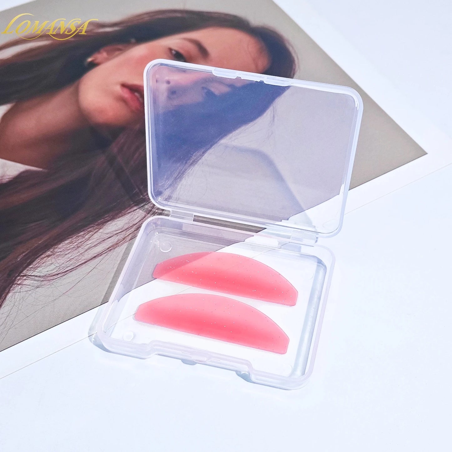 Lomansa 1 Paar Siliconen Lash Softening Pads • Eyelash Perm Rods & Shields for Lash Lifting, Professional Eyelash Accessoires