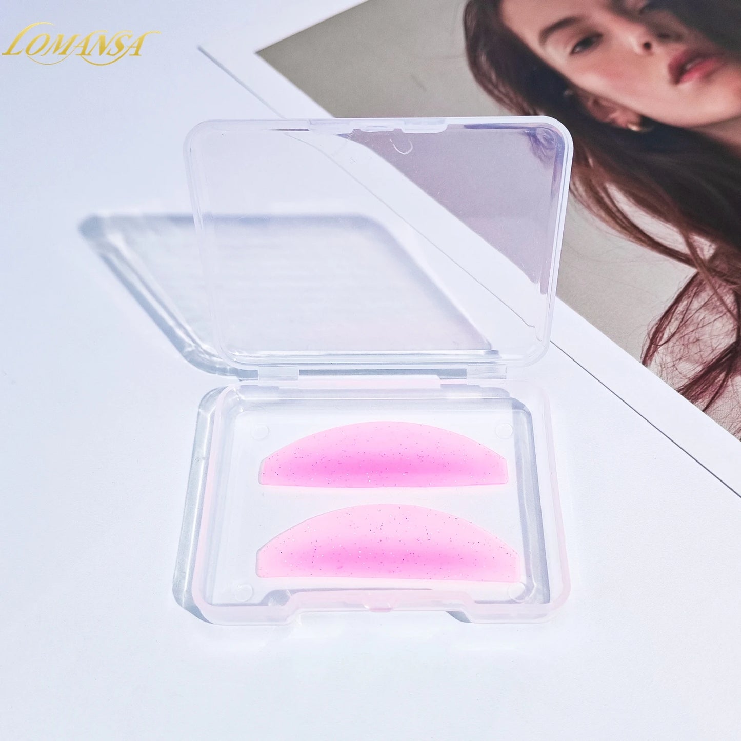 Lomansa 1 Paar Siliconen Lash Softening Pads • Eyelash Perm Rods & Shields for Lash Lifting, Professional Eyelash Accessoires