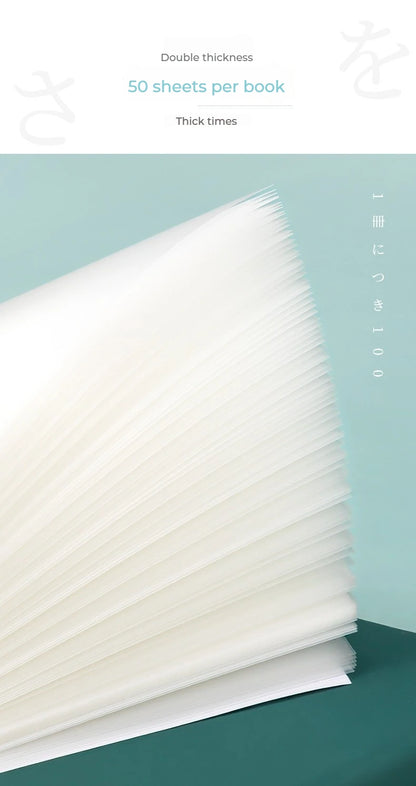 50 Blatt Transparent Sticky Notes – Wasserdichte Message & Signature Sticker für Notebooks