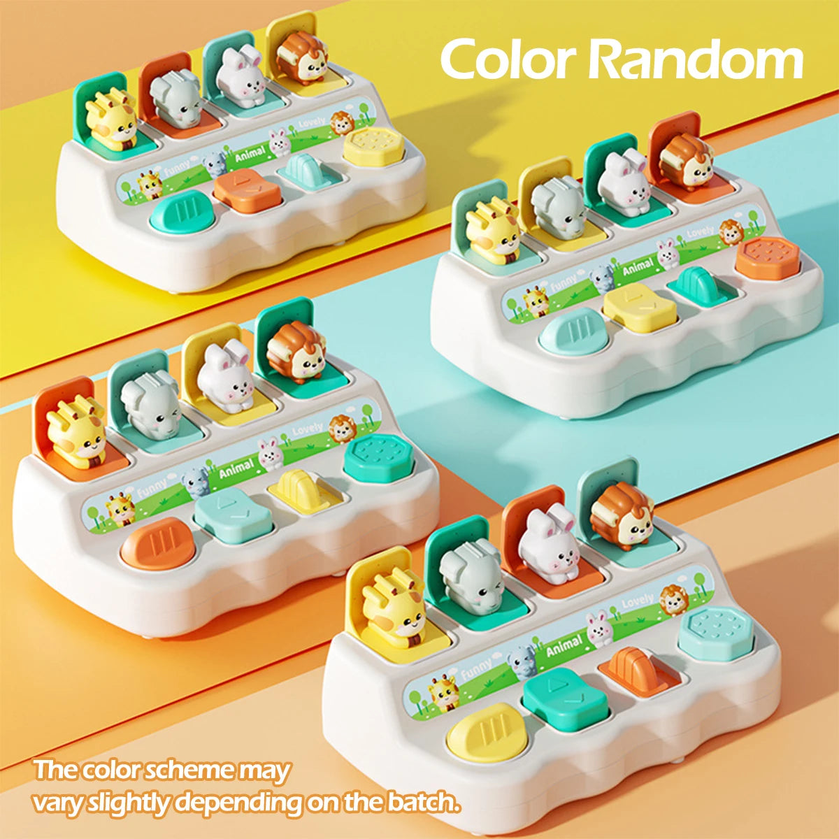 Montessori Pop-Up Dierenspeelgoed &amp; Learning Boxen verbeteren Logica &amp; Motor vaardigheden voor kinderen