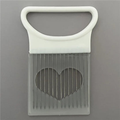 304 Roestvrij stalen uiensnijderhouder . . Geplante snijvork & Food Snijgids voor uien, tomaten, aardappelen en vlees