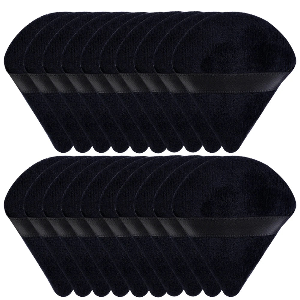 20/30Pcs Driehoek Velvet Powder Puff Nat & Dry Use Make-up Sponge voor Stichting, Cosmetics en Beauty Blending